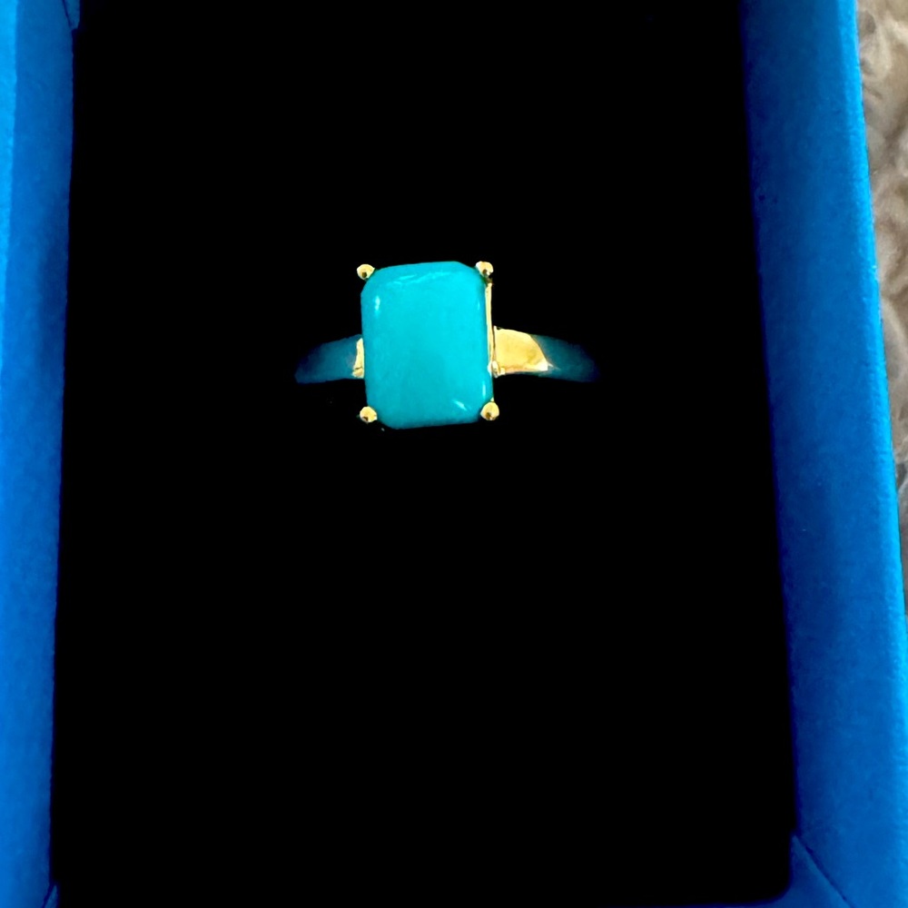 Sleeping beauty turquoise ring